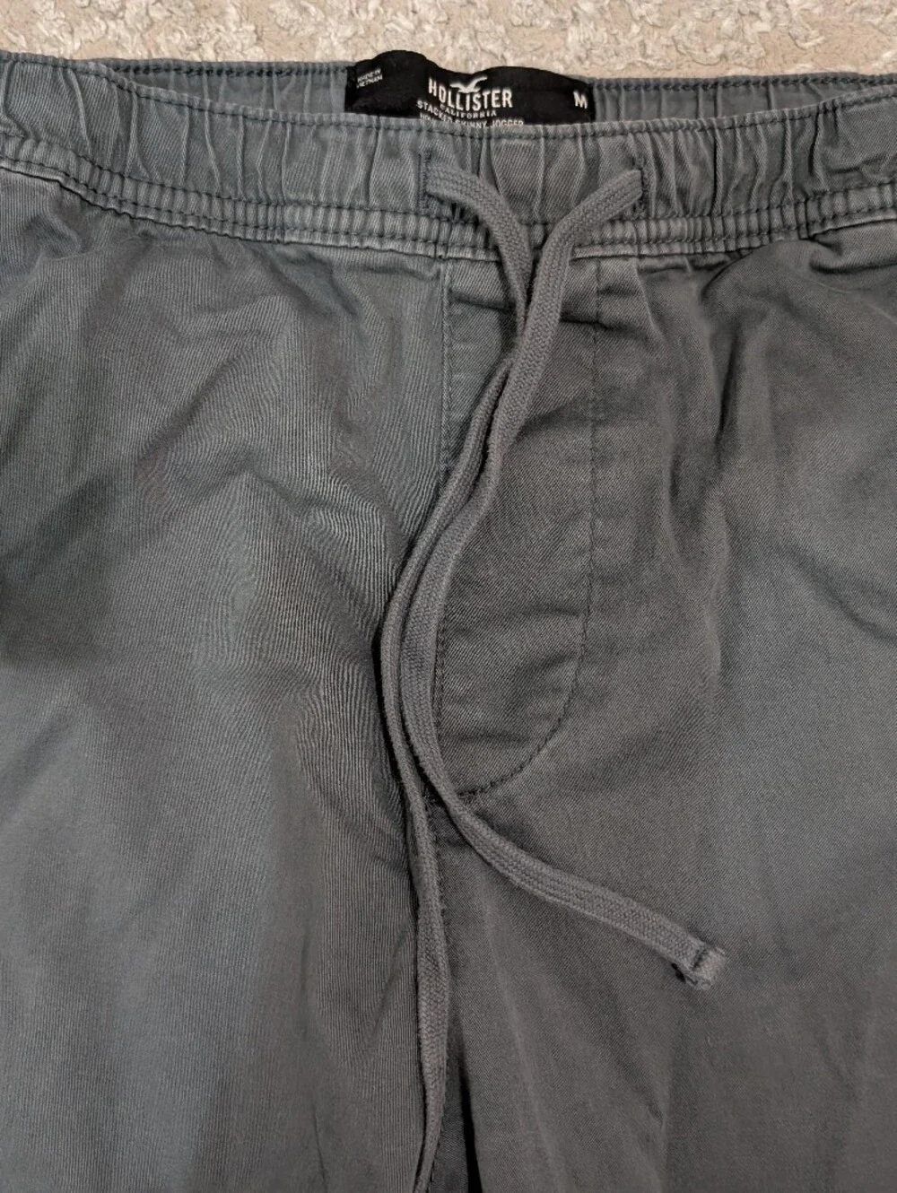 Hollister Men's  Gray Drawstring Joggers